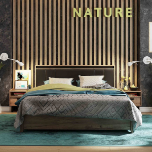 Кровать Натюр Темная ( Nature)
