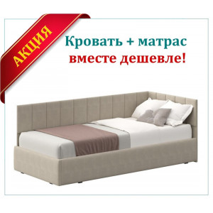 Кровать КР-3 + матрас Ласпи 15 см